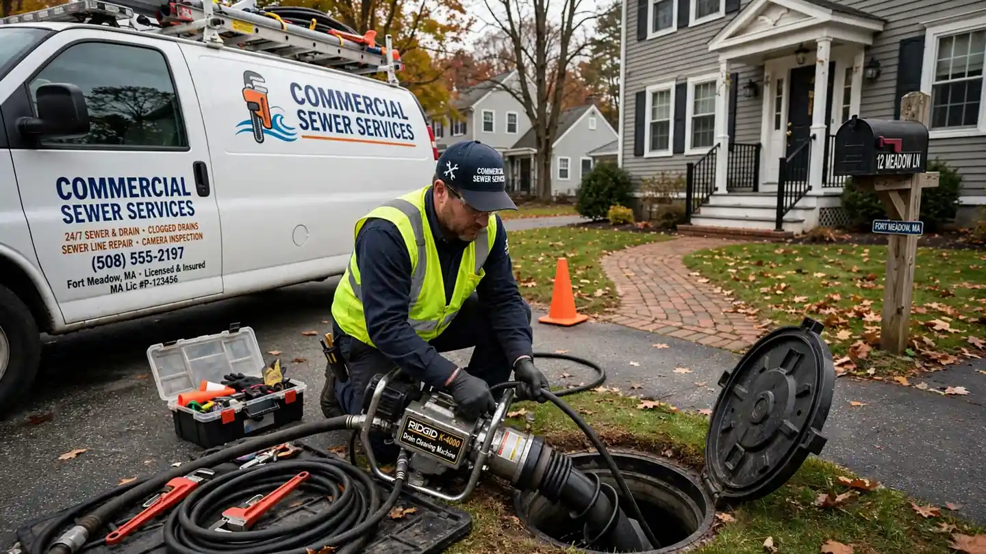 Commercial Sewer Services in Fort Meadow, MA