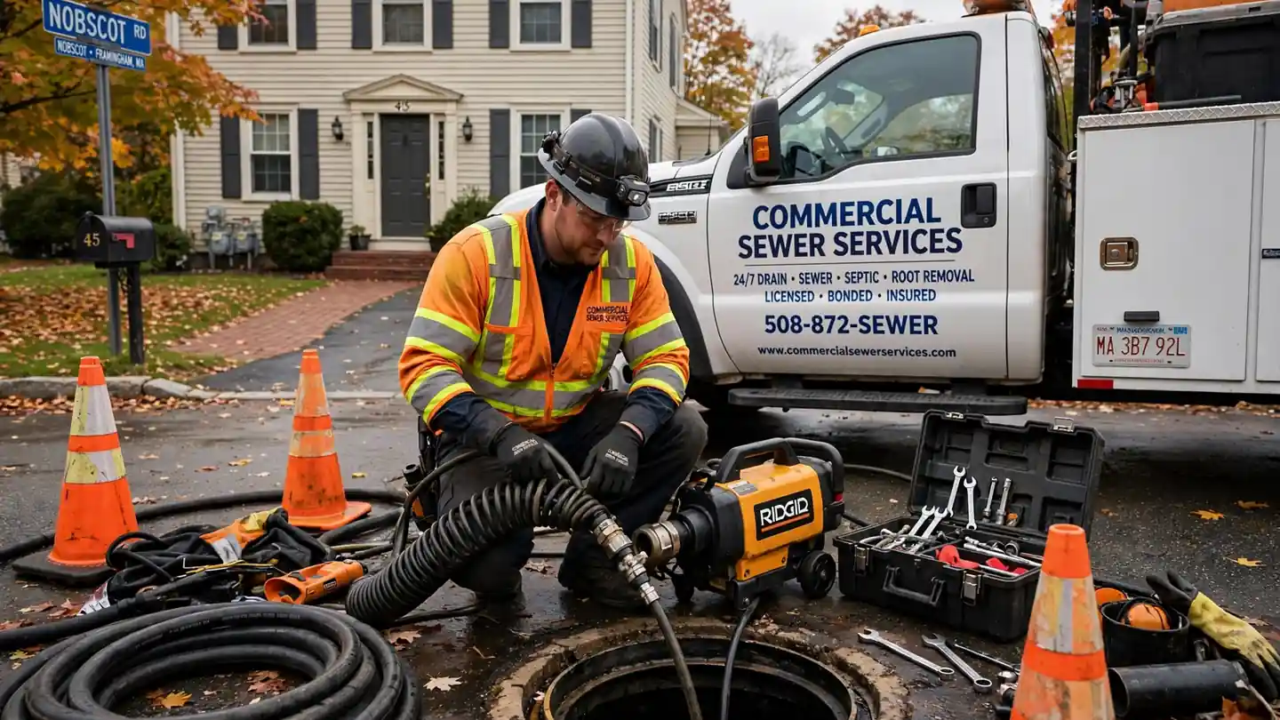 Commercial Sewer Services in Nobscot, MA