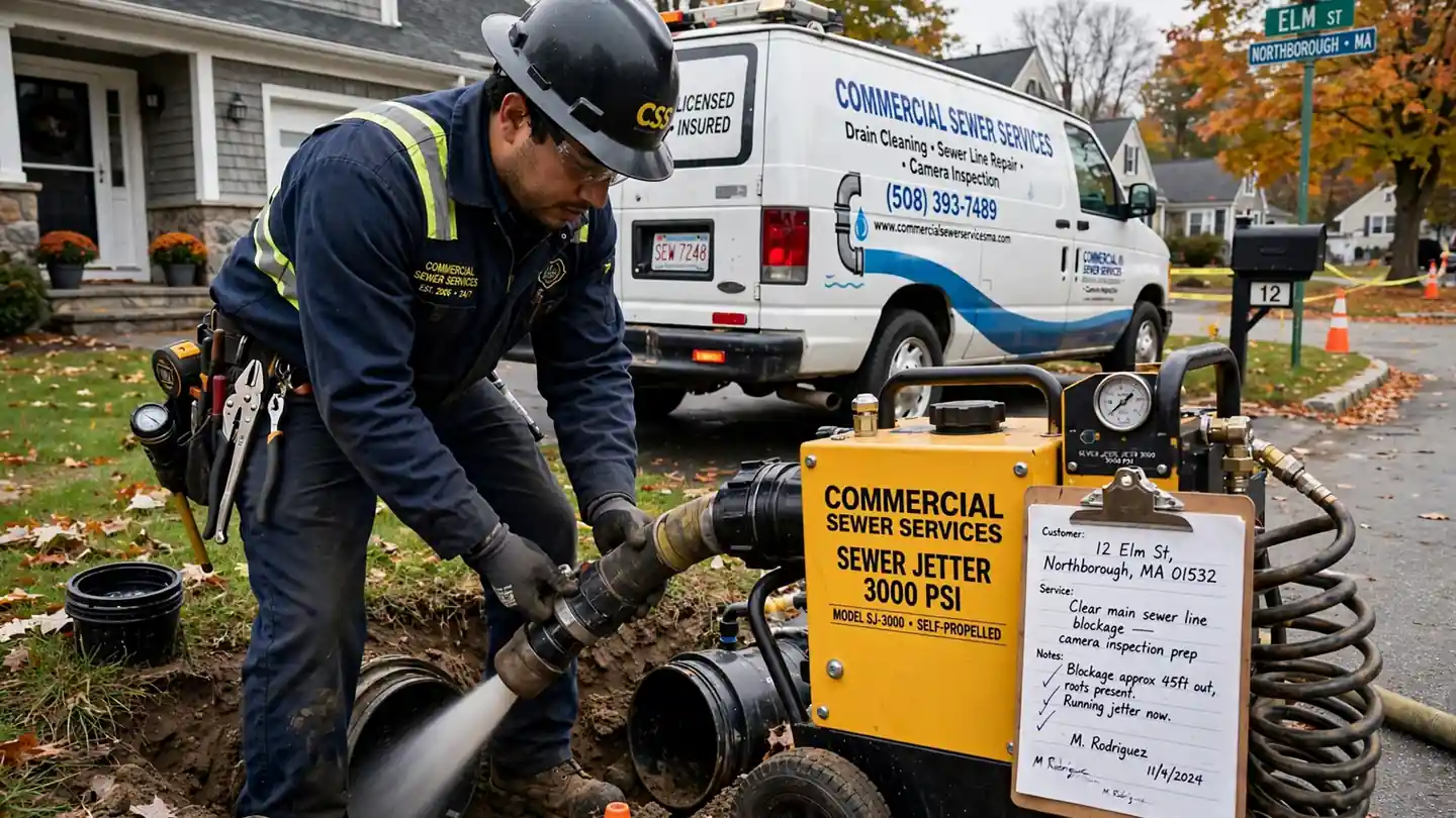 Commercial Sewer Services in Northborough, MA