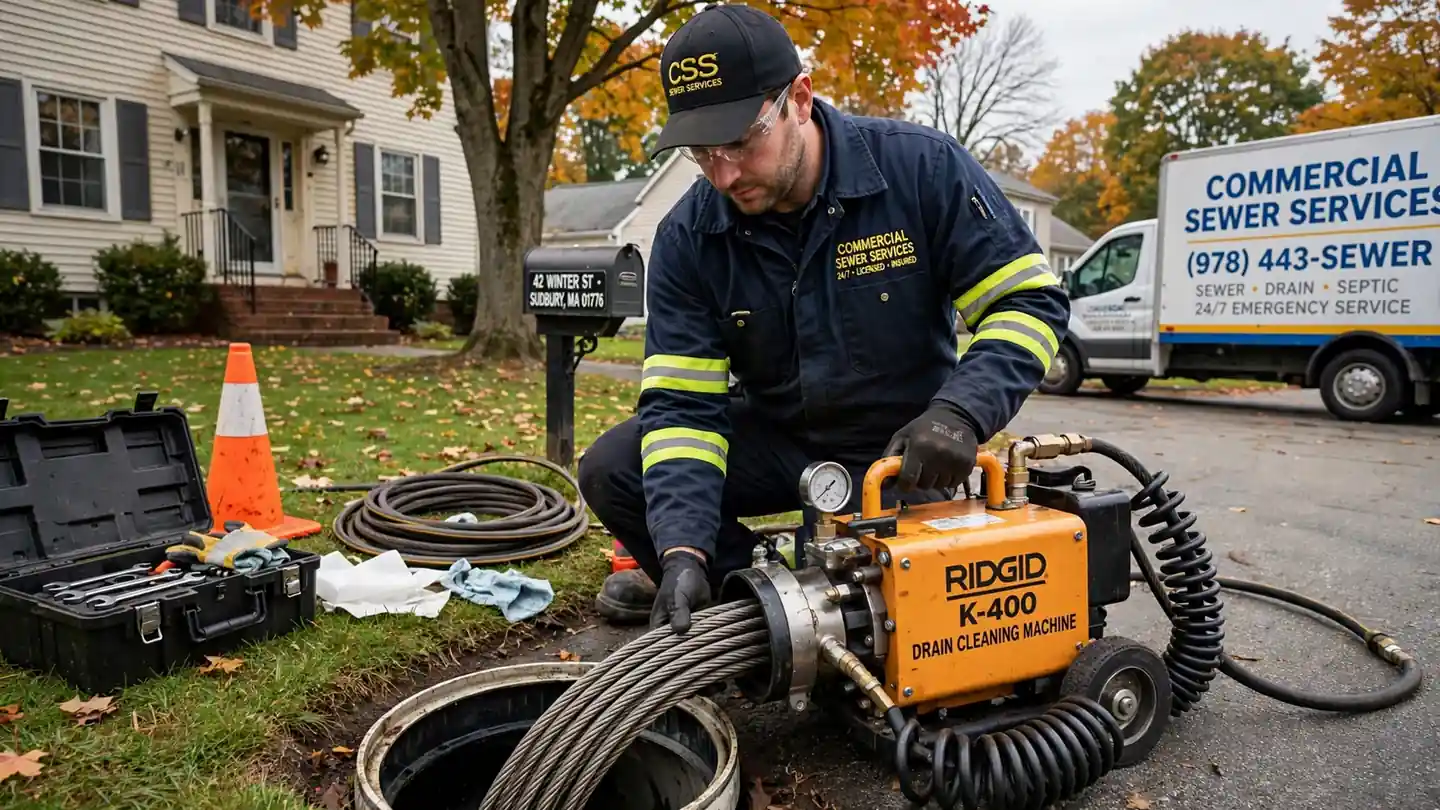 Commercial Sewer Services in Sudbury, MA