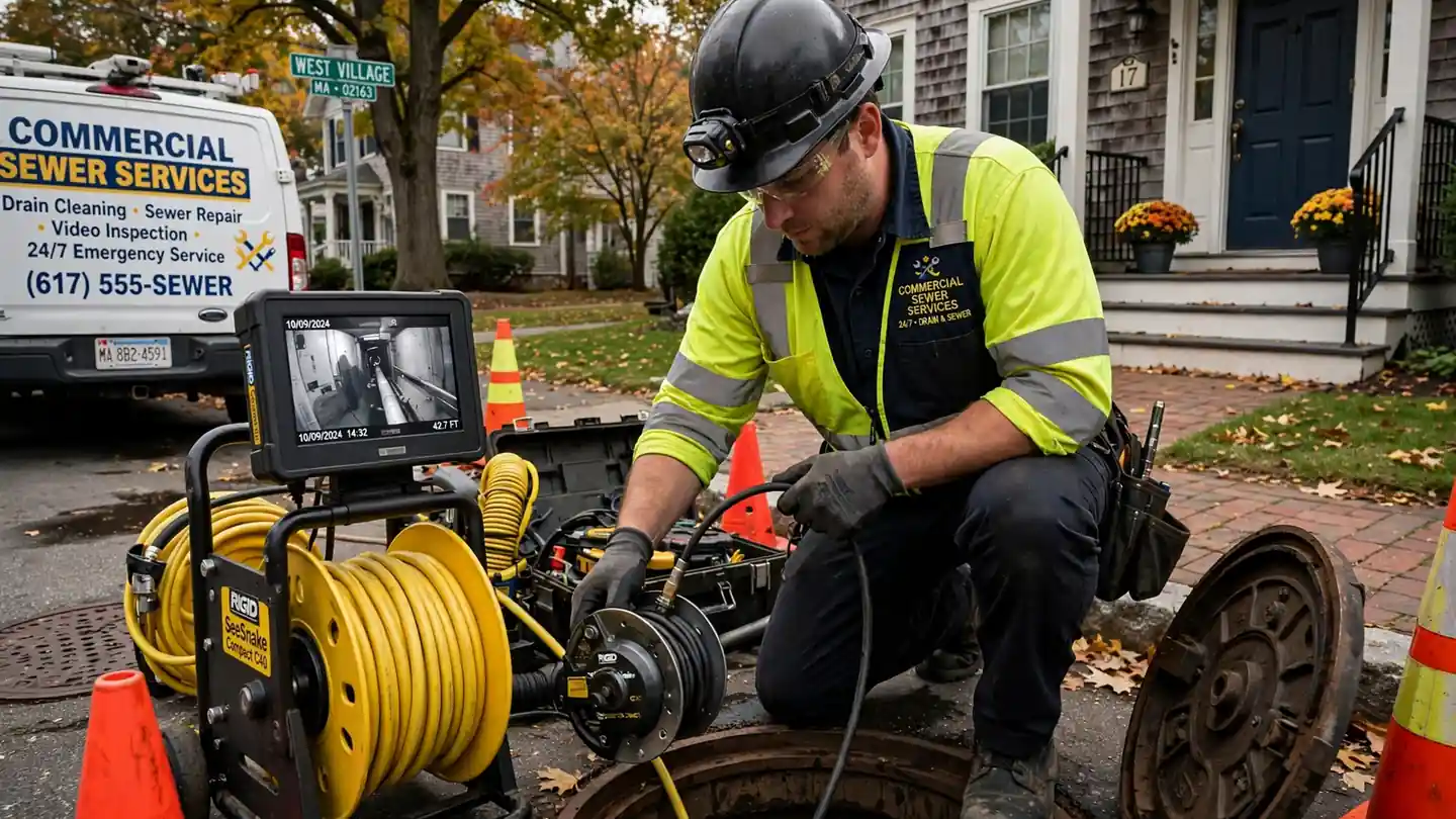 Commercial Sewer Services in West Village, MA