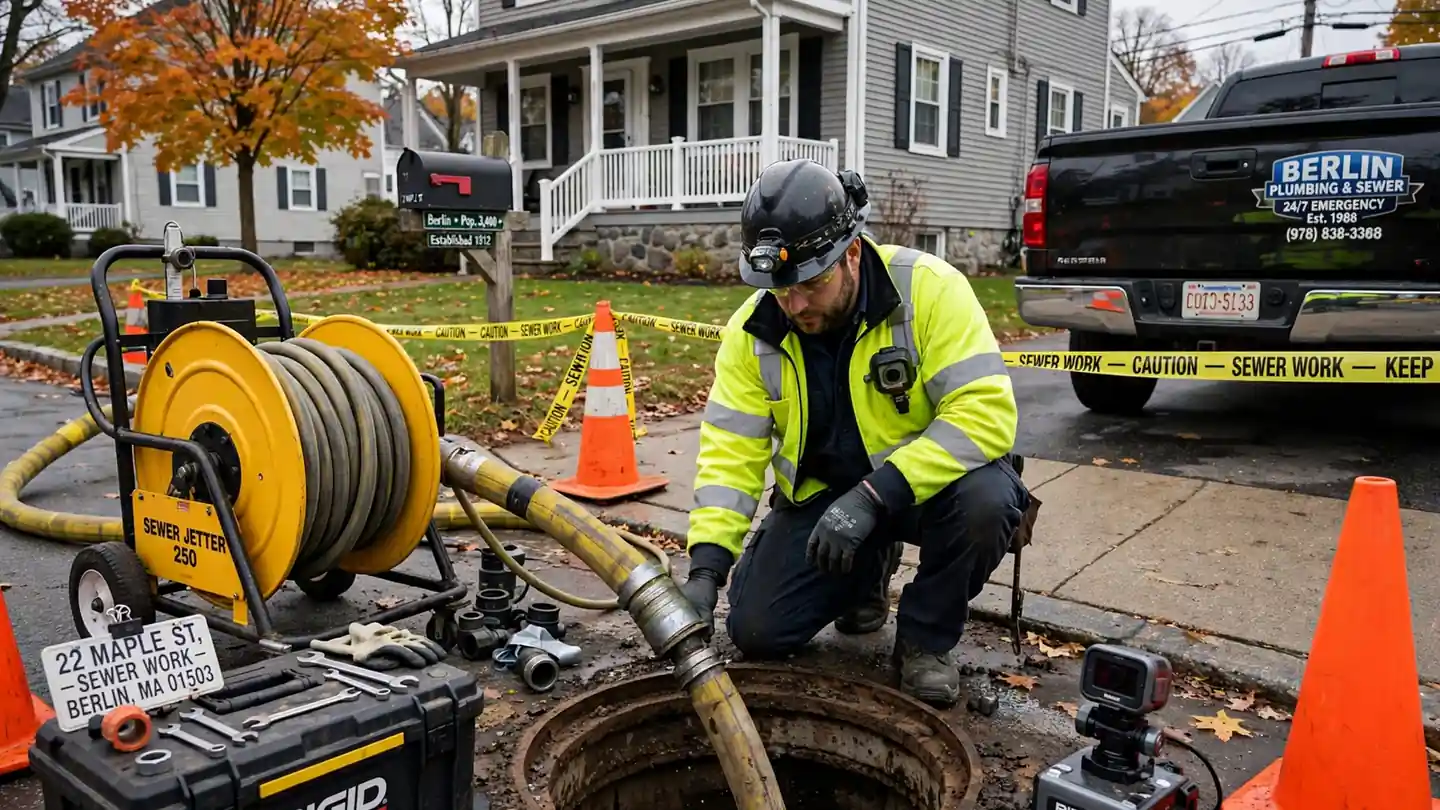 Emergency Sewer Repair in Berlin, MA