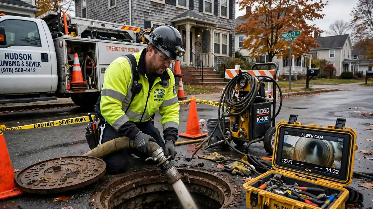 Emergency Sewer Repair in Hudson, MA