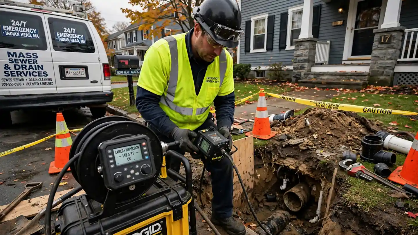 Emergency Sewer Repair in Indian Head, MA