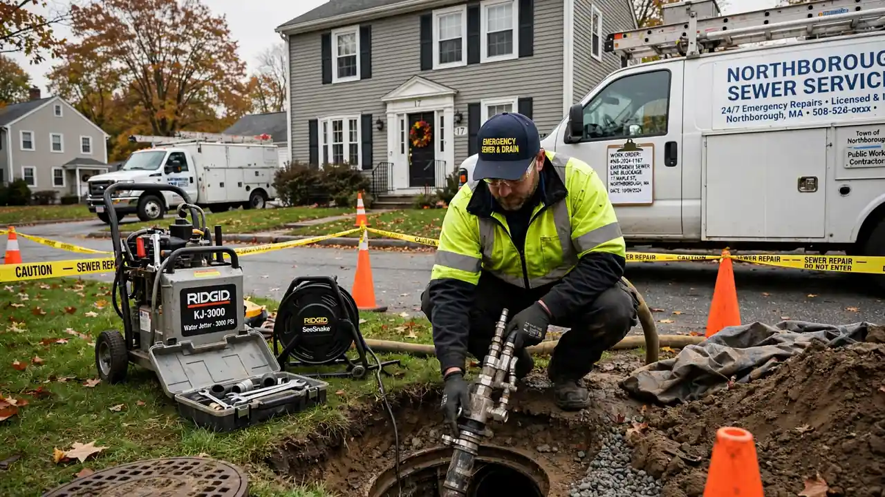 Emergency Sewer Repair in Northborough, MA