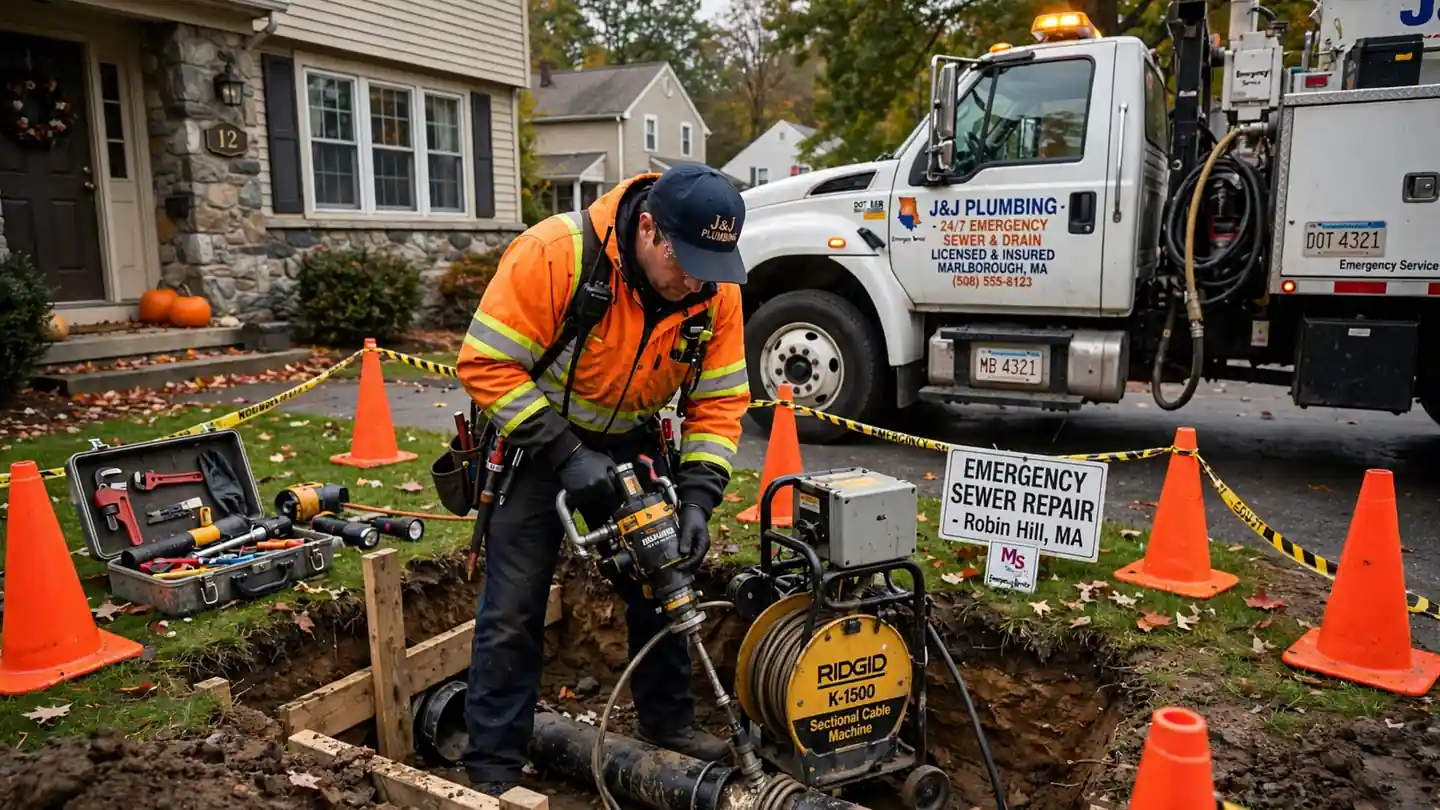 Emergency Sewer Repair in Robin Hill, MA