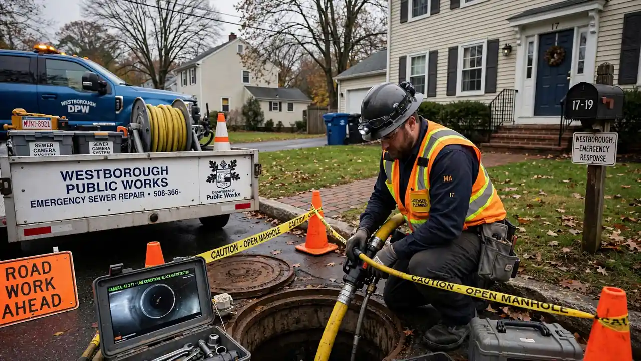 Emergency Sewer Repair in Westborough, MA