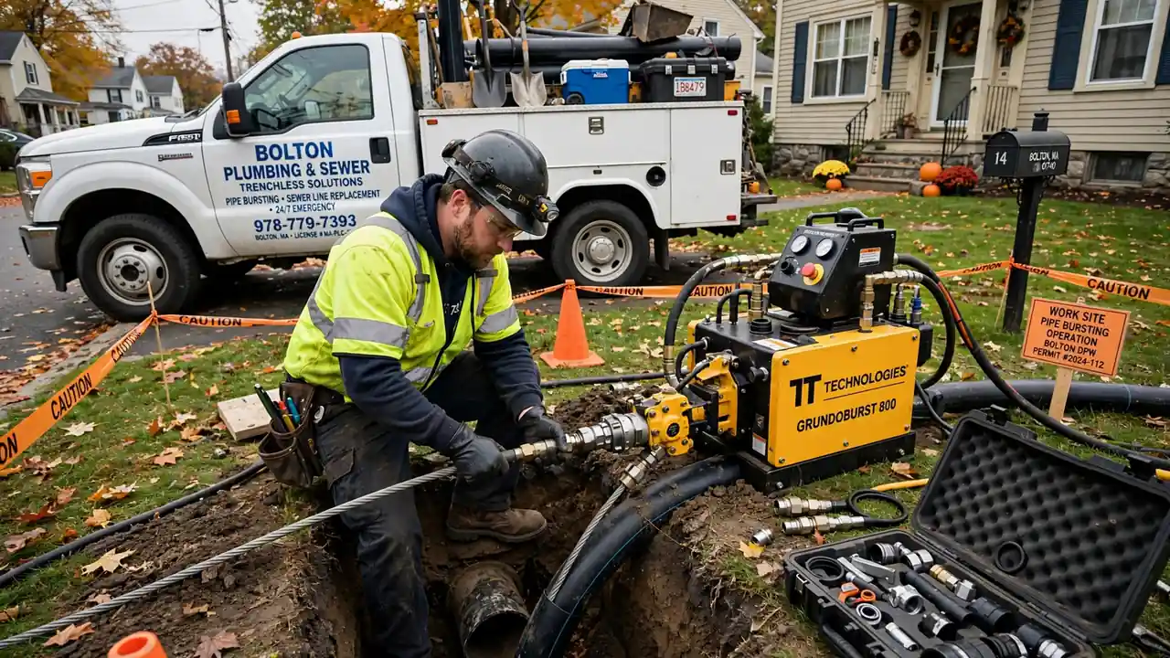 Pipe Bursting in Bolton, MA