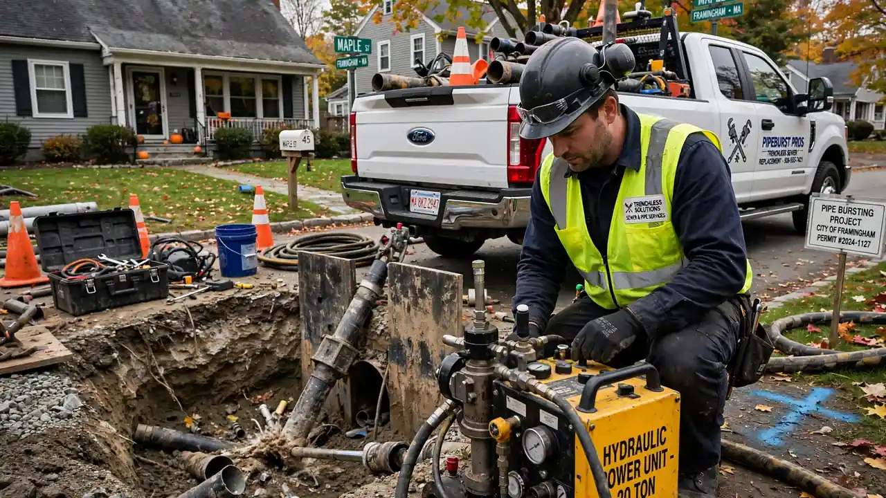 Reventado de tuberías en Framingham, MA