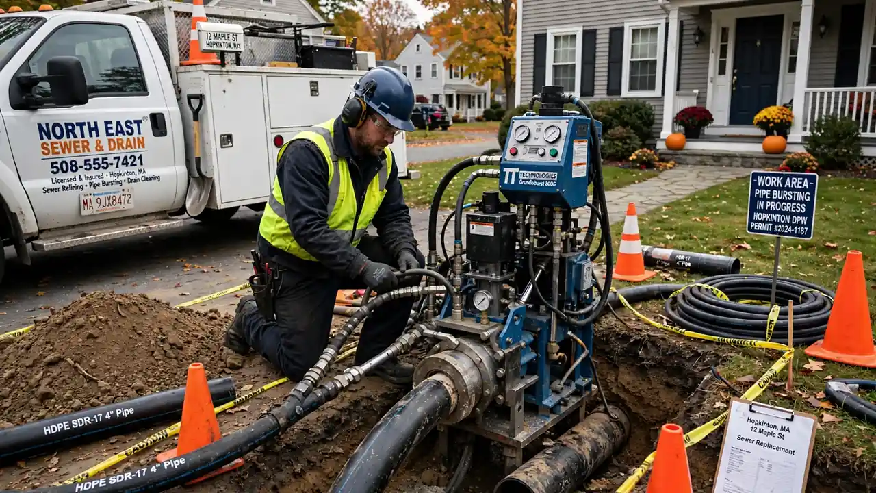 Pipe Bursting in Hopkinton, MA