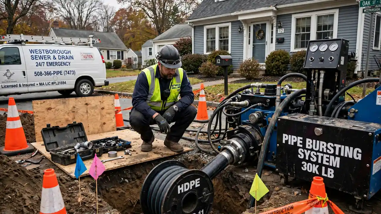 Reventado de tuberías en Westborough, MA