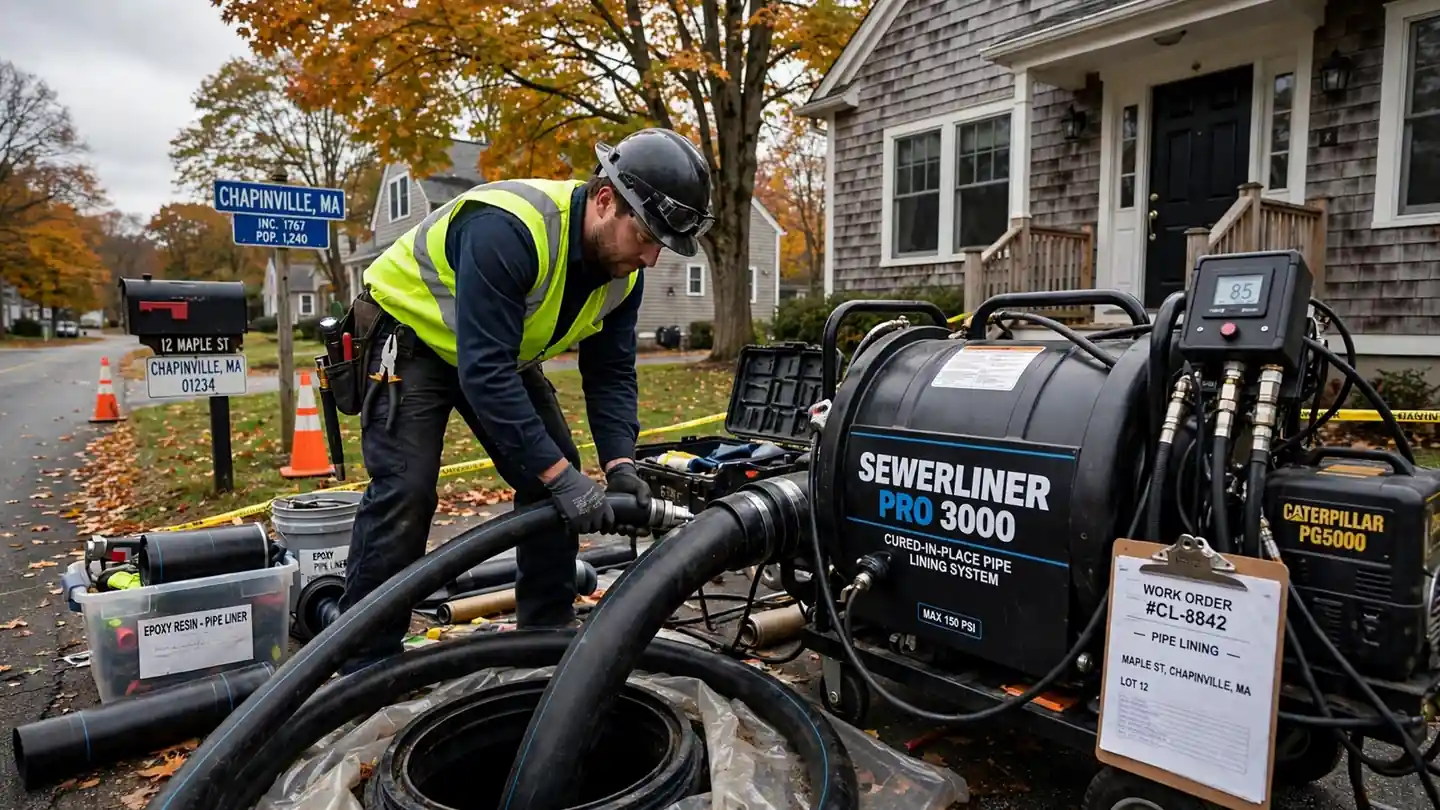 Pipe Lining in Chapinville, MA