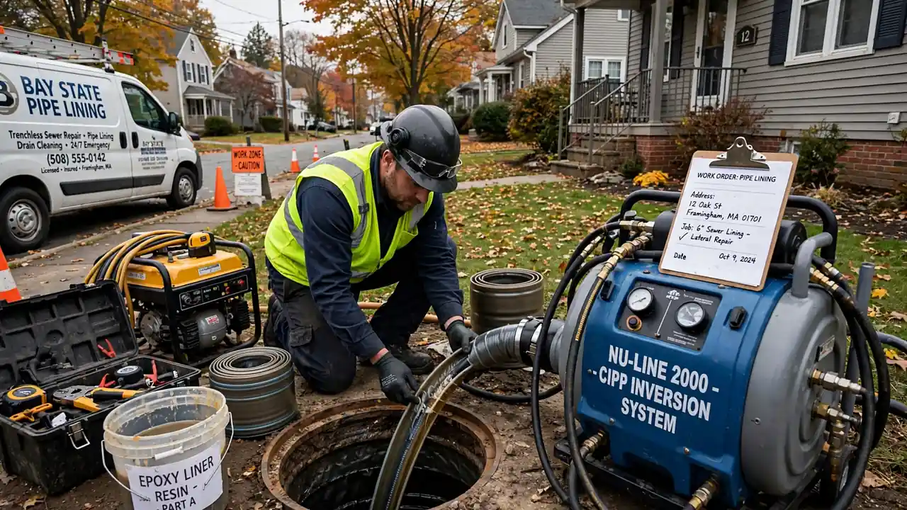 Pipe Lining in Framingham, MA