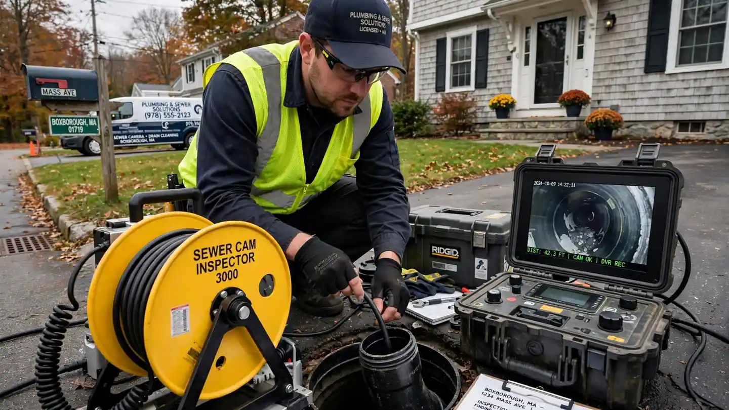 Sewer Camera Inspection in Boxborough, MA
