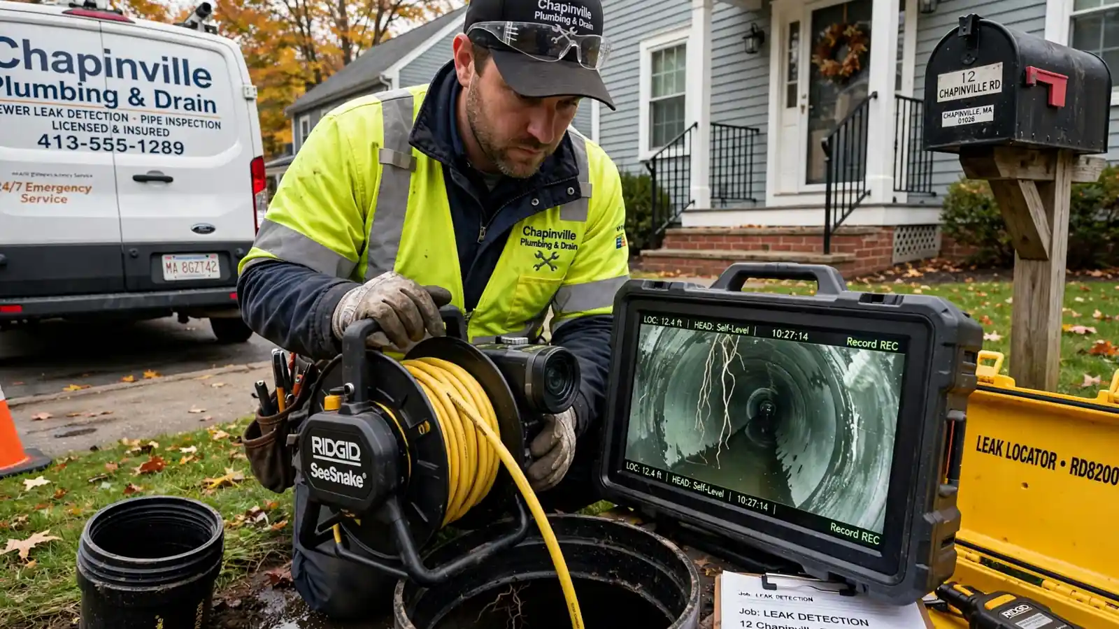 Sewer Leak Detection in Chapinville, MA