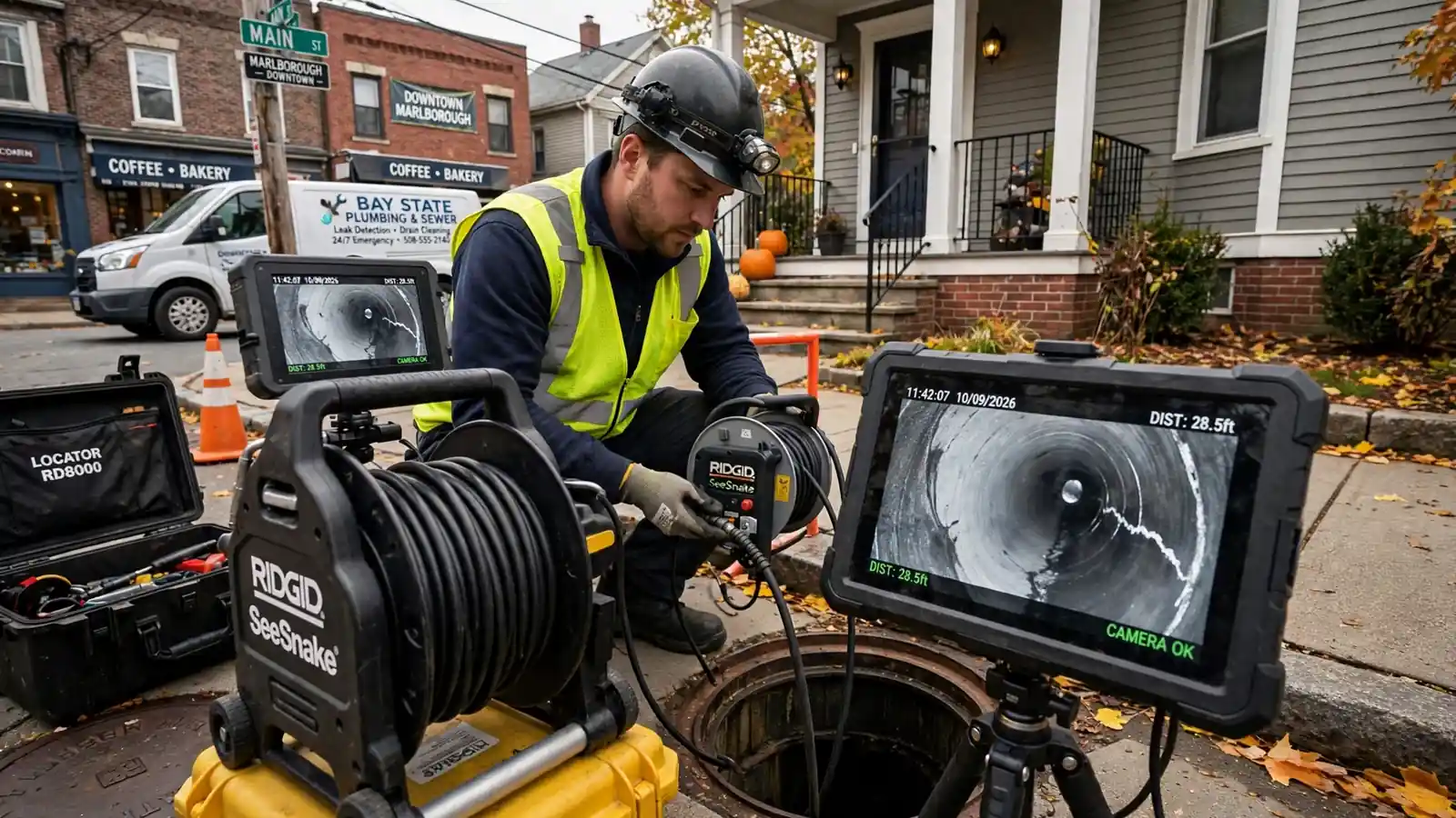 Sewer Leak Detection in Downtown Marlborough, MA