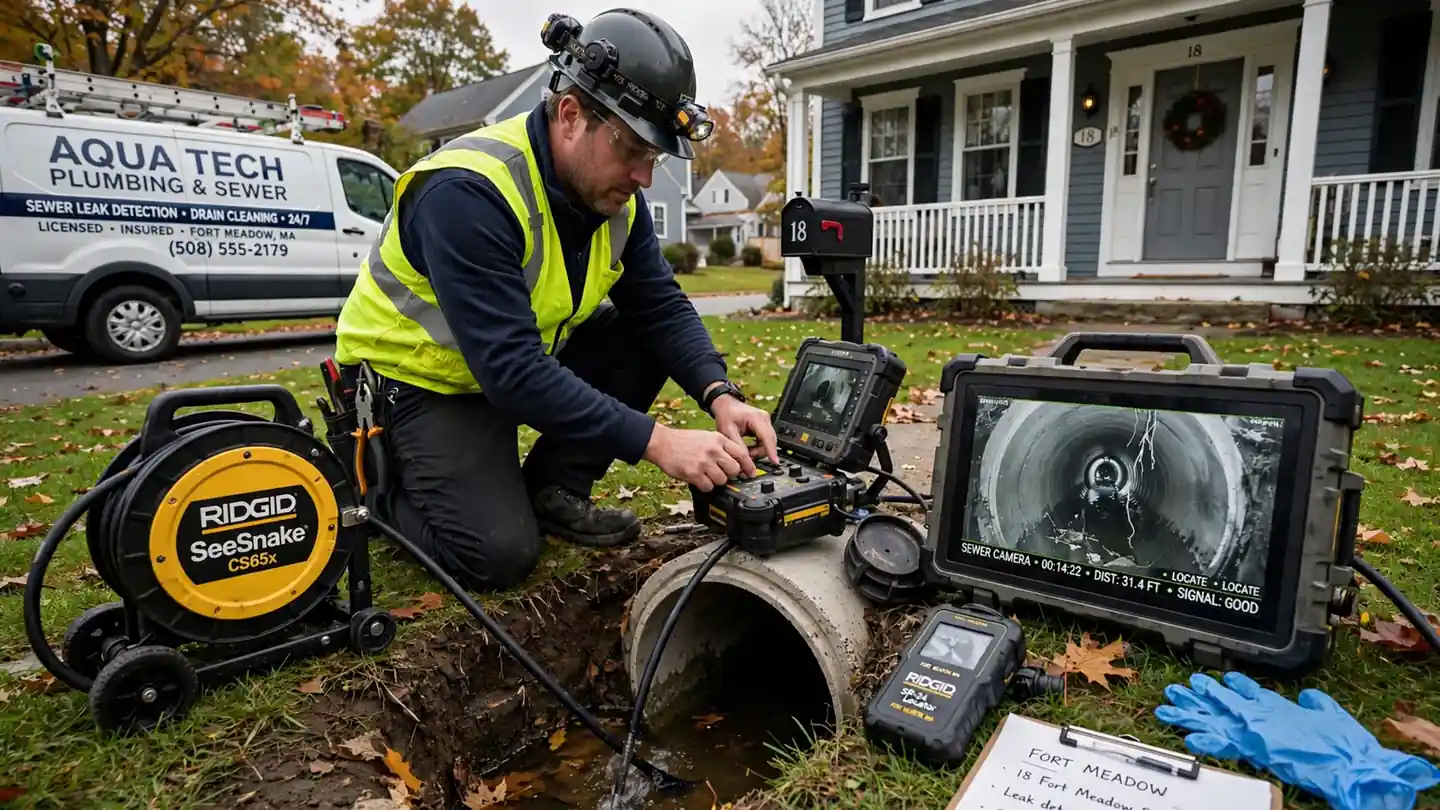 Sewer Leak Detection in Fort Meadow, MA