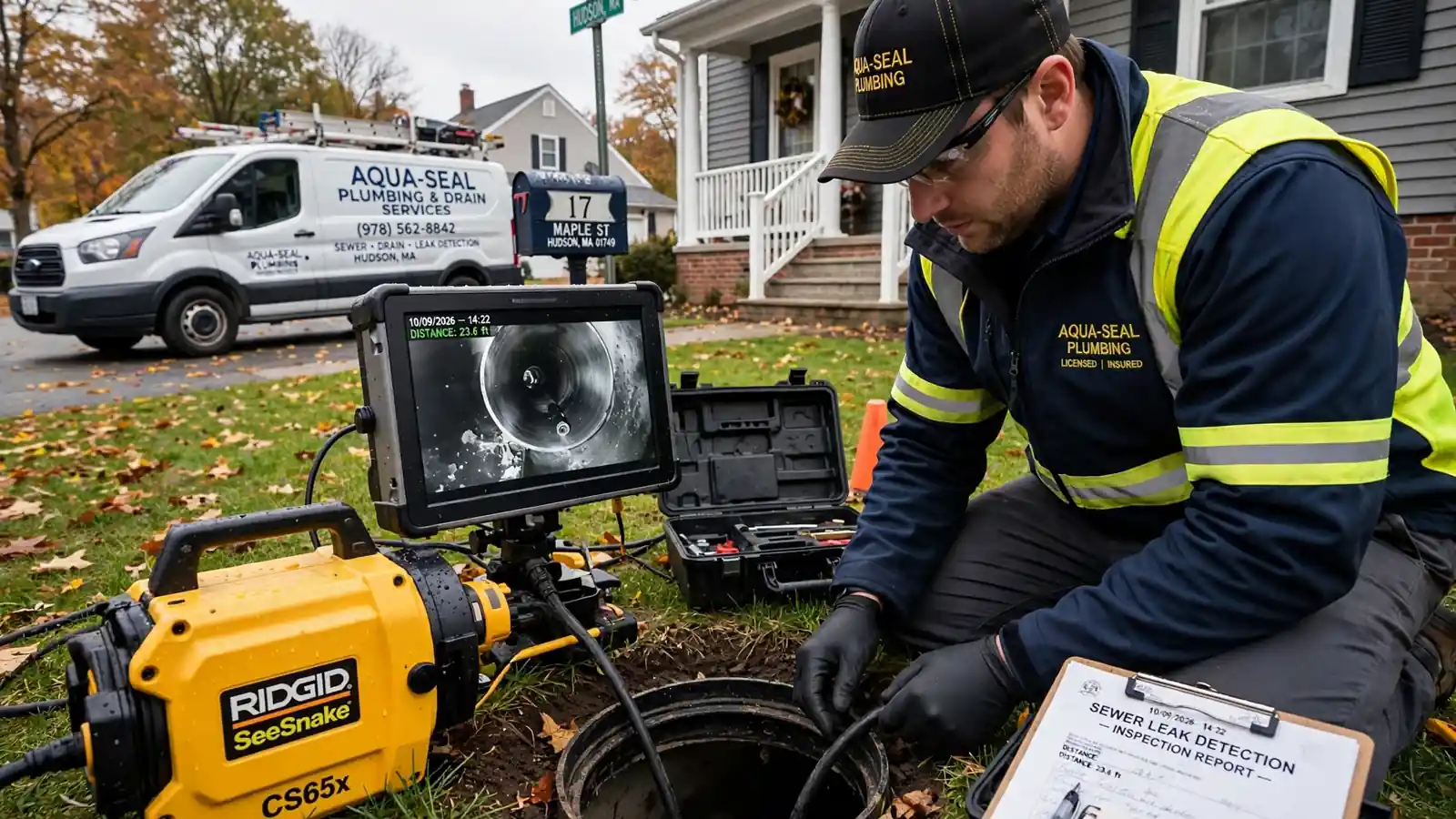 Sewer Leak Detection in Hudson, MA