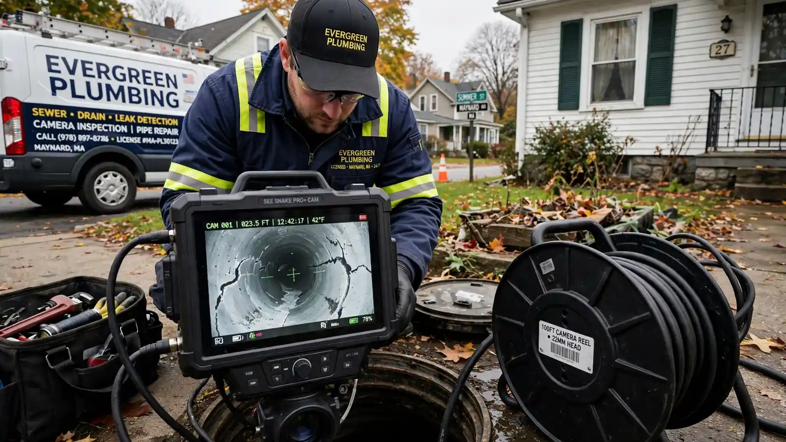 Sewer Leak Detection in Maynard, MA