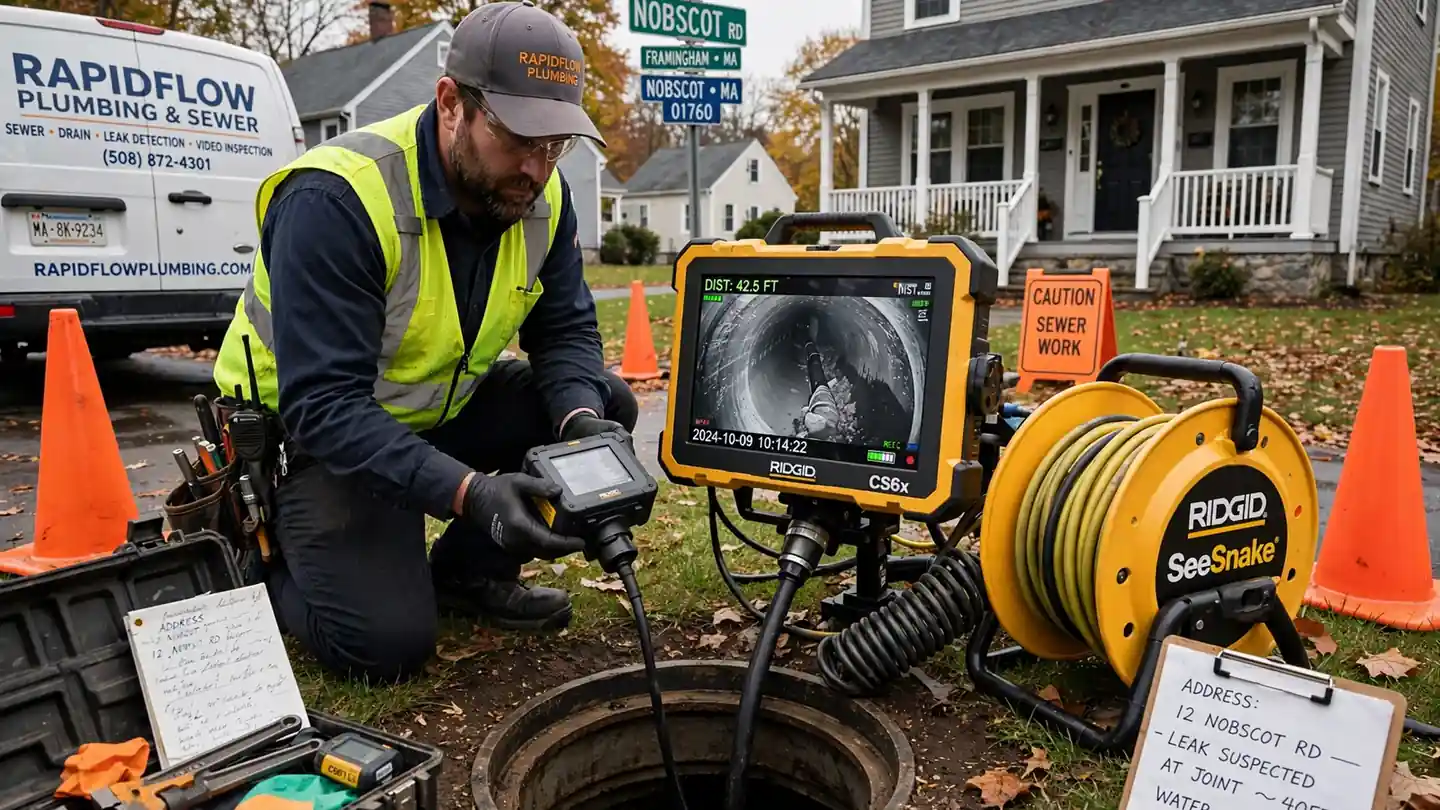 Sewer Leak Detection in Nobscot, MA