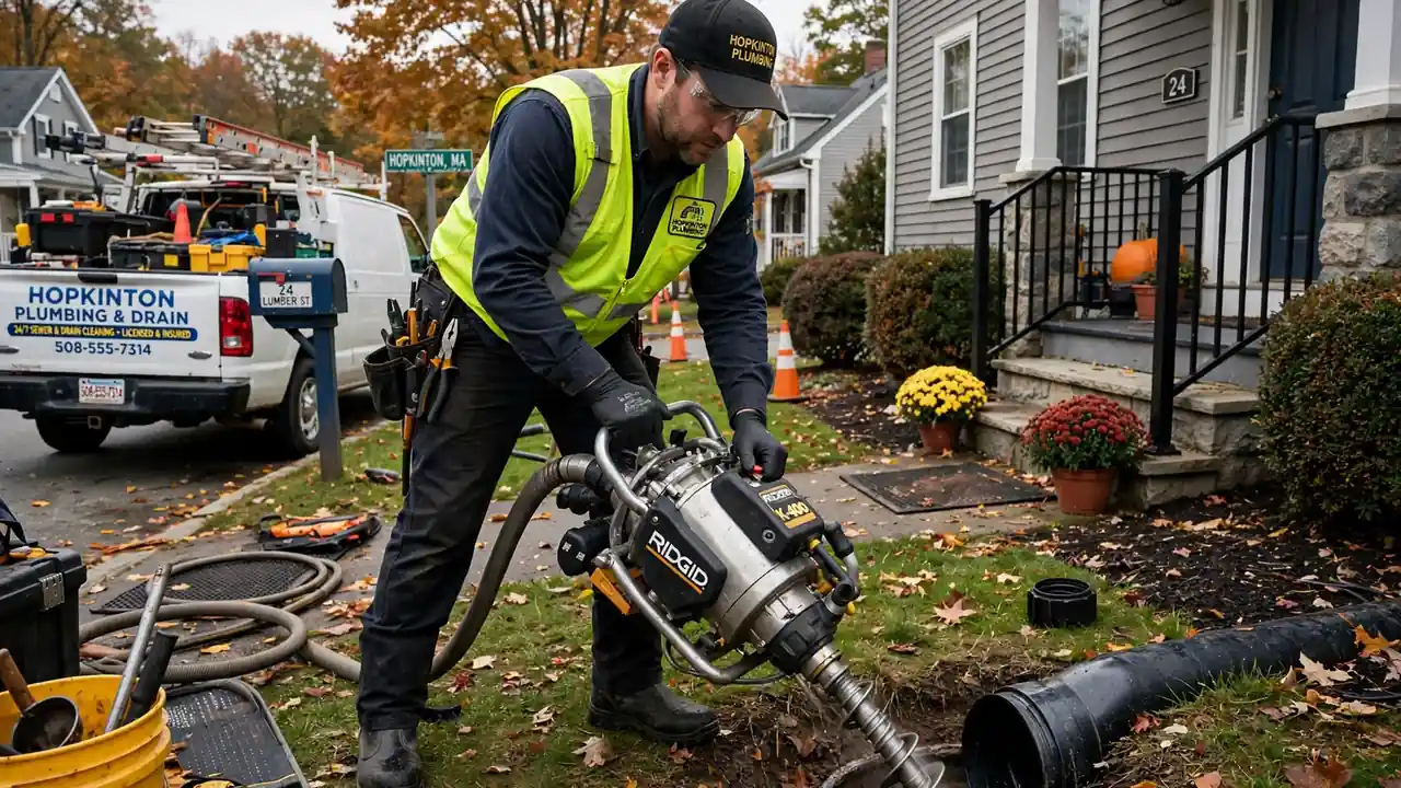 Sewer Line Cleaning in Hopkinton, MA