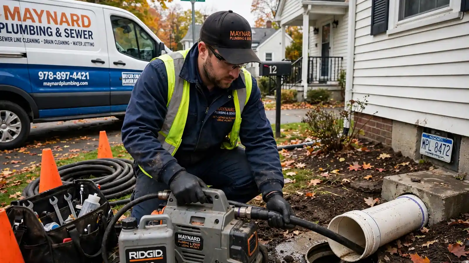Sewer Line Cleaning in Maynard, MA
