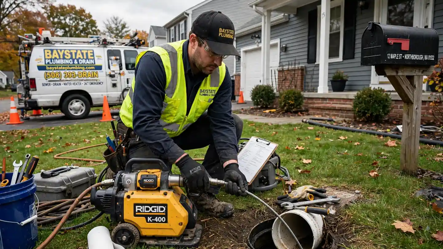Sewer Line Cleaning in Northborough, MA