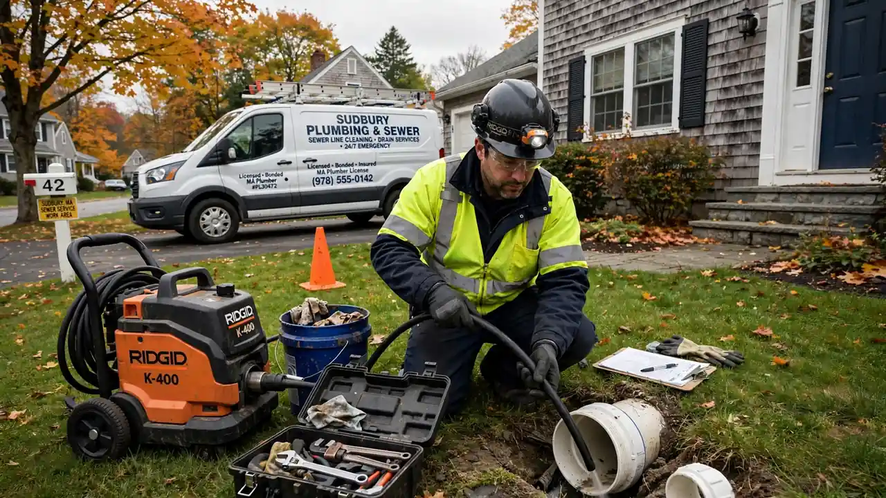 Sewer Line Cleaning in Sudbury, MA