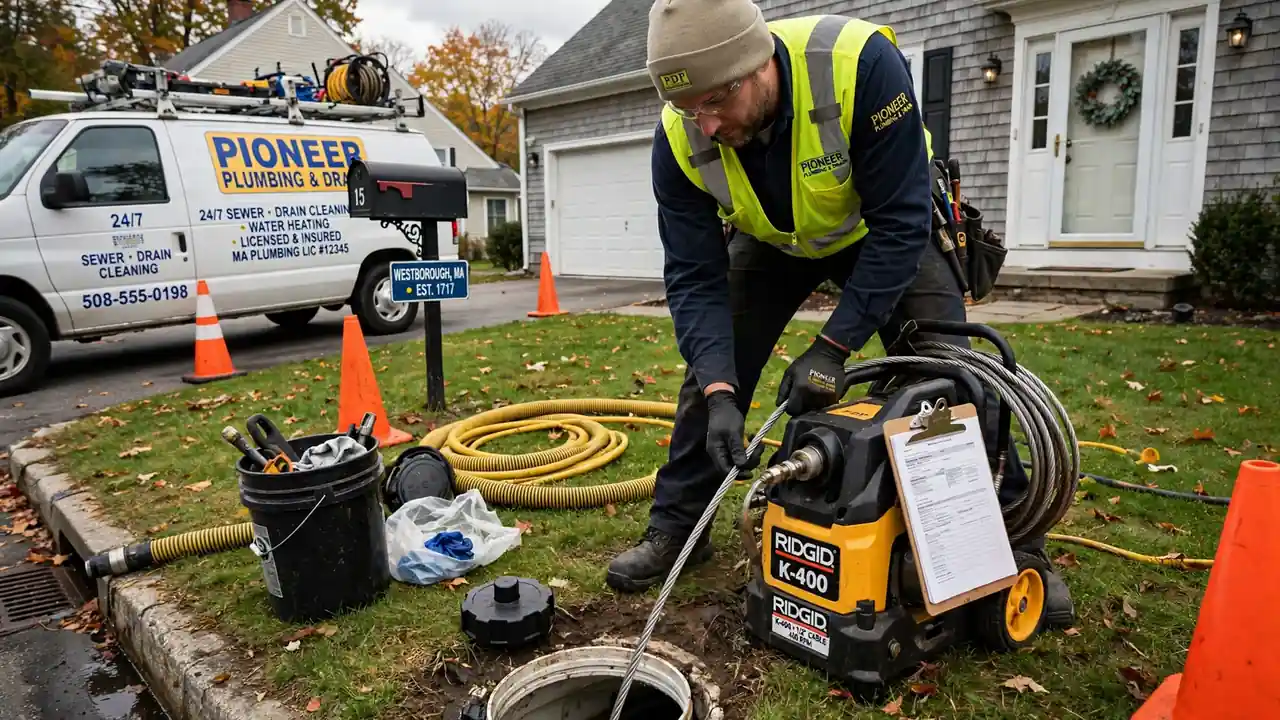 Sewer Line Cleaning in Westborough, MA
