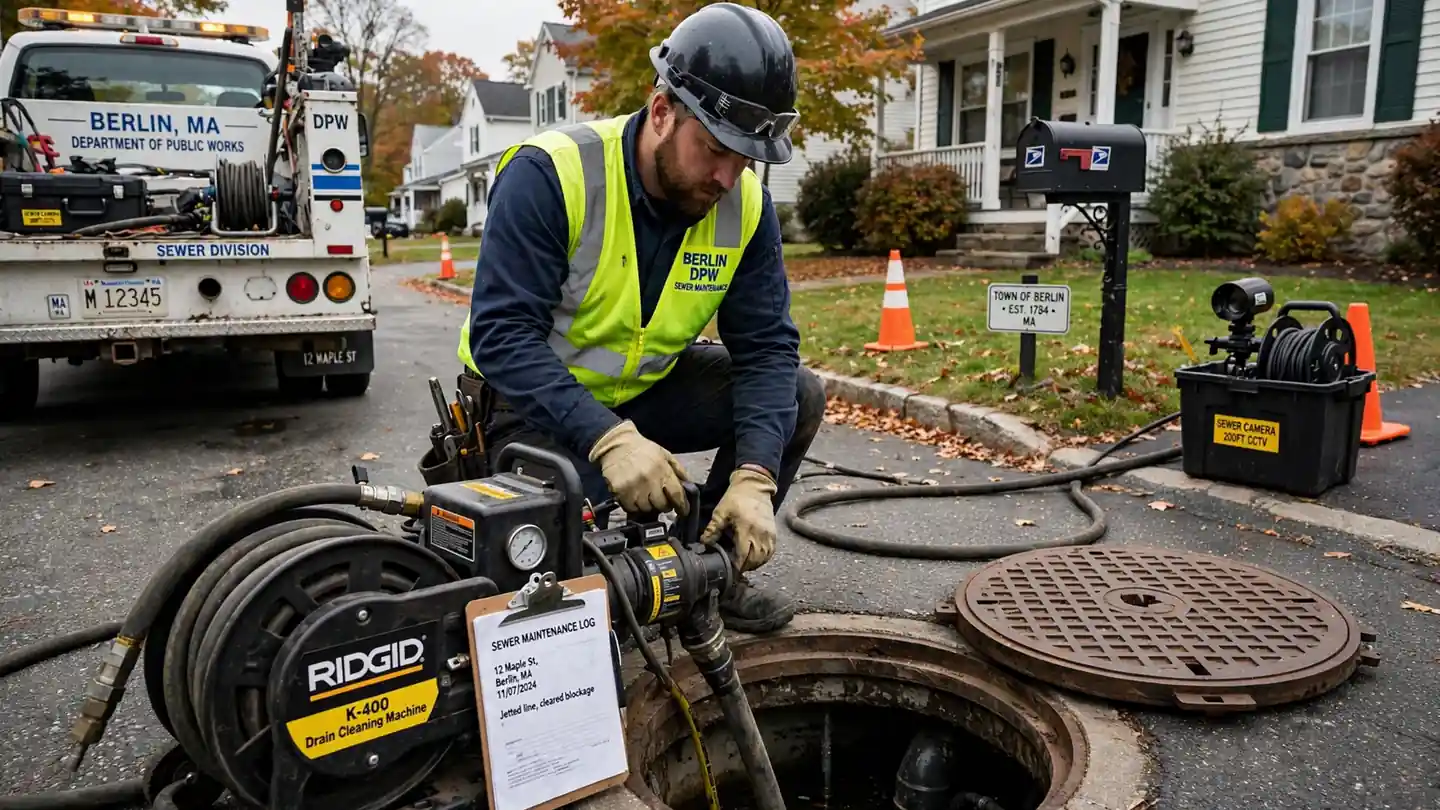 Sewer Maintenance in Berlin, MA