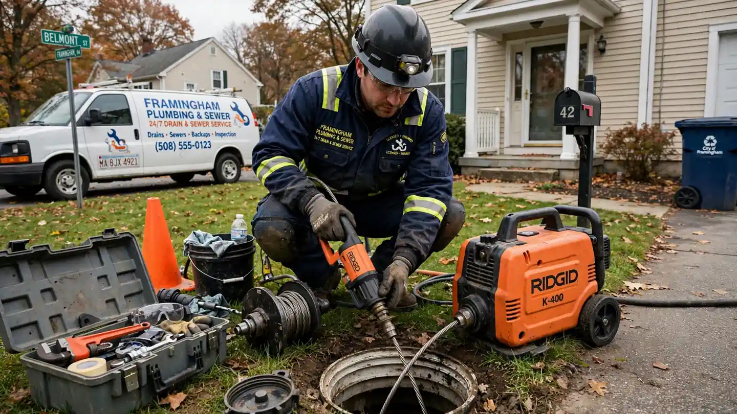Sewer Maintenance in Framingham, MA