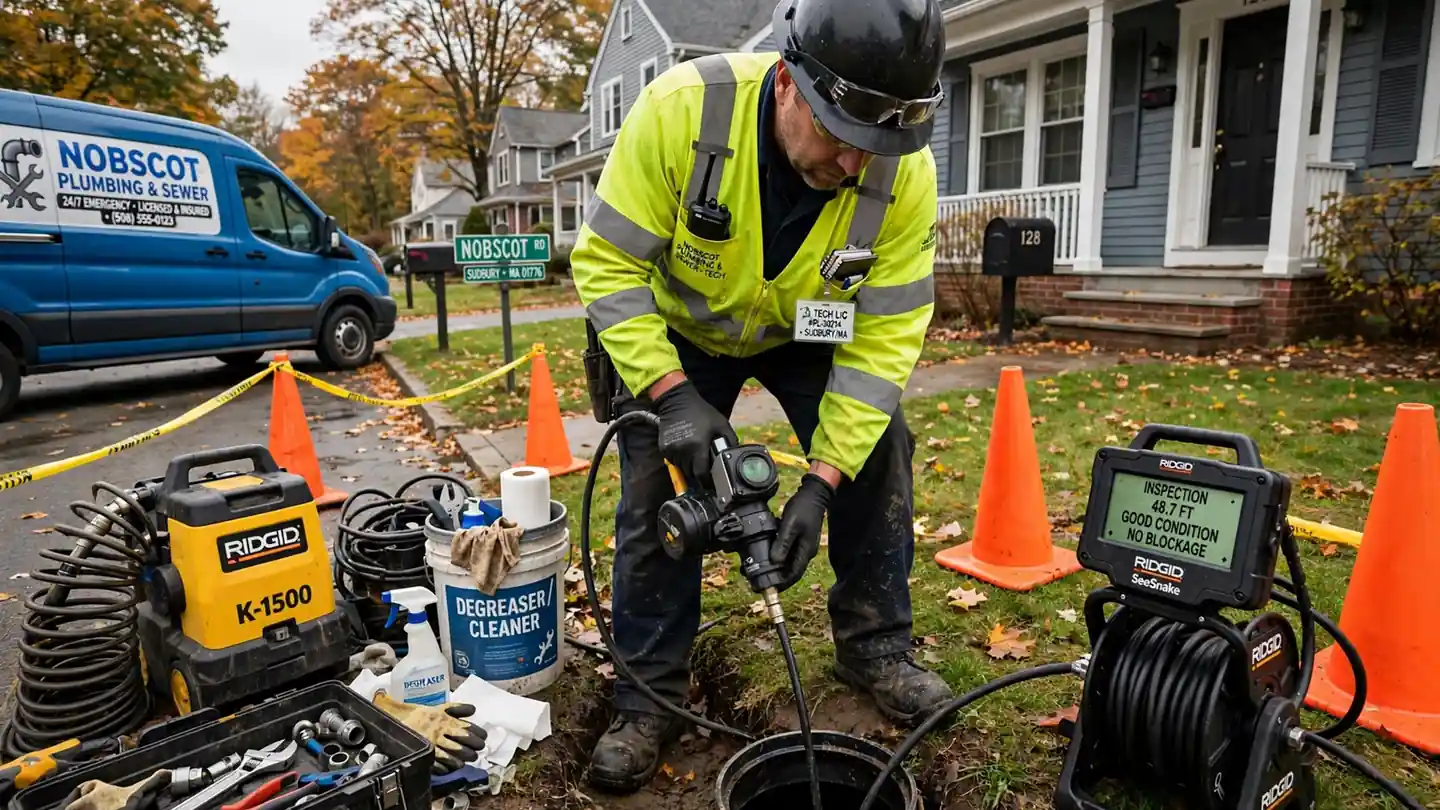 Sewer Maintenance in Nobscot, MA