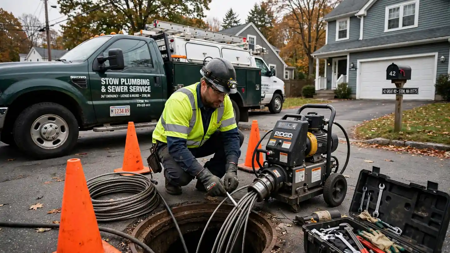 Sewer Maintenance in Stow, MA