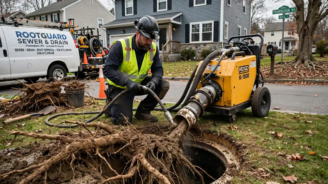 Tree Root Removal in Framingham, MA