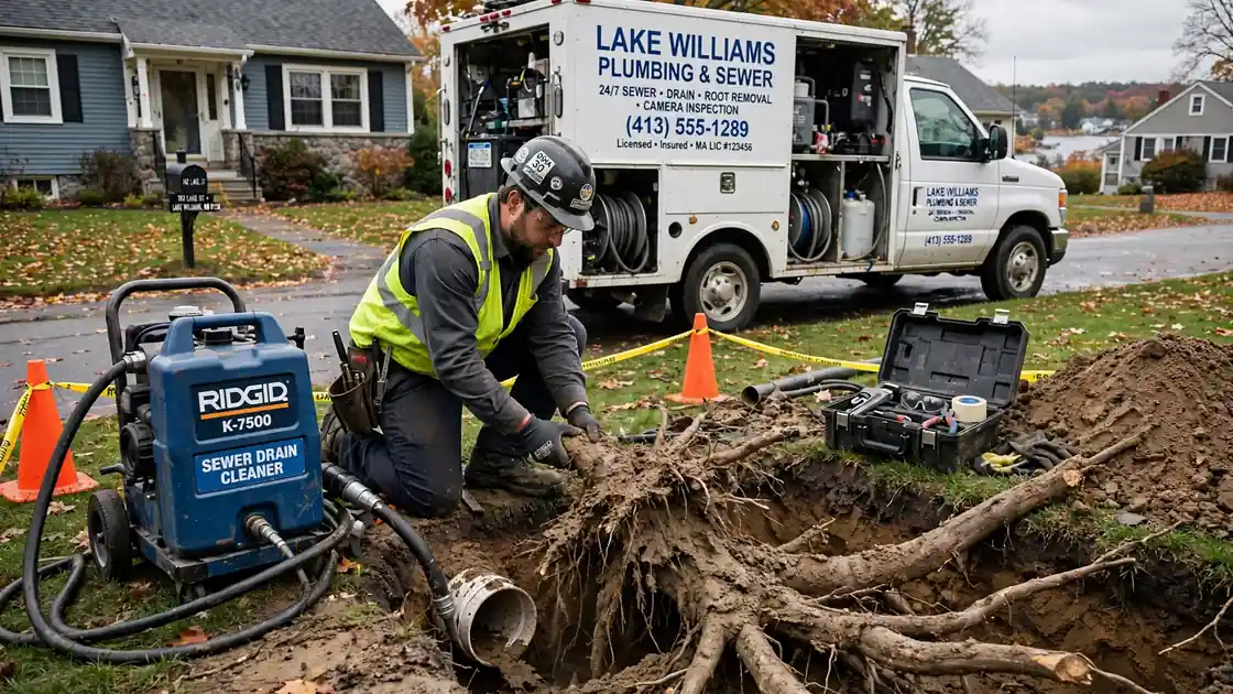 Tree Root Removal in Lake Williams, MA