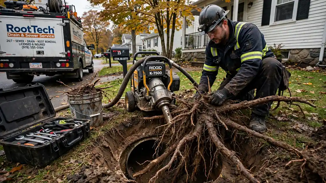 Tree Root Removal in Stow, MA