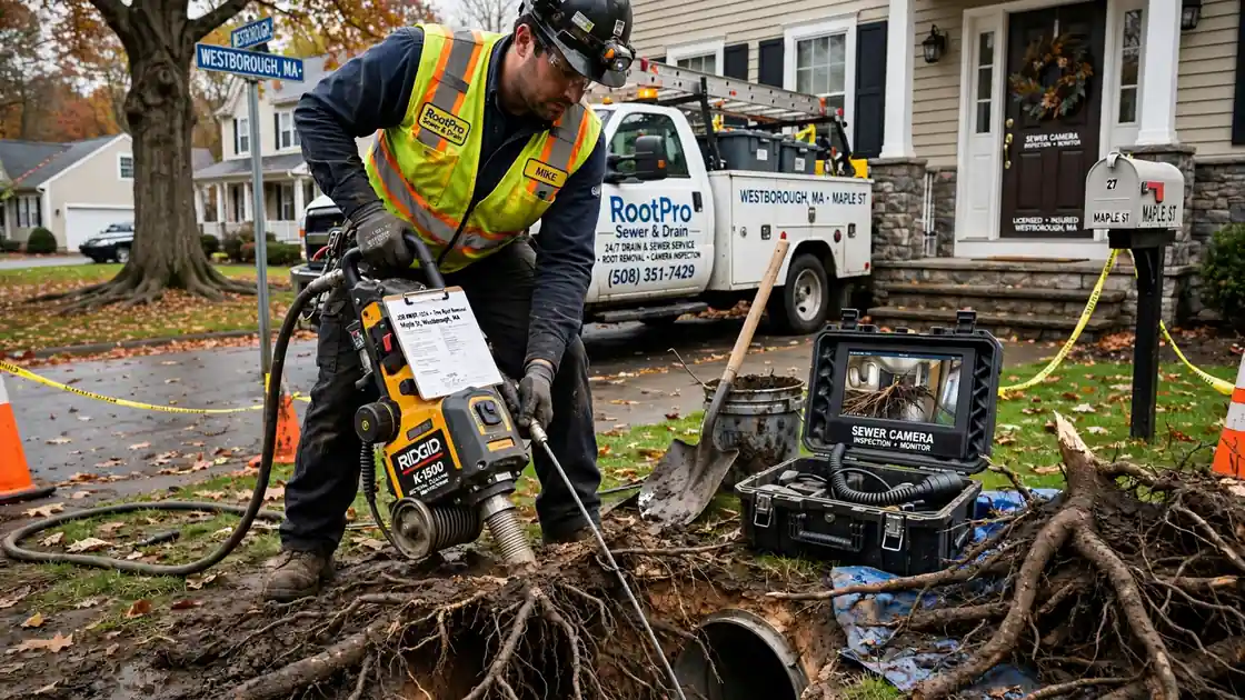 Tree Root Removal in Westborough, MA
