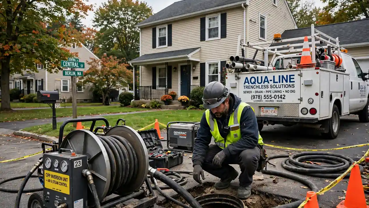 Trenchless Sewer Repair in Berlin, MA