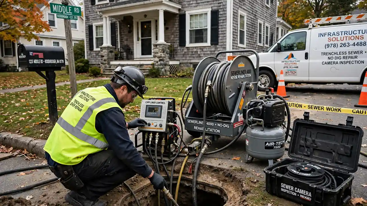 Trenchless Sewer Repair in Boxborough, MA