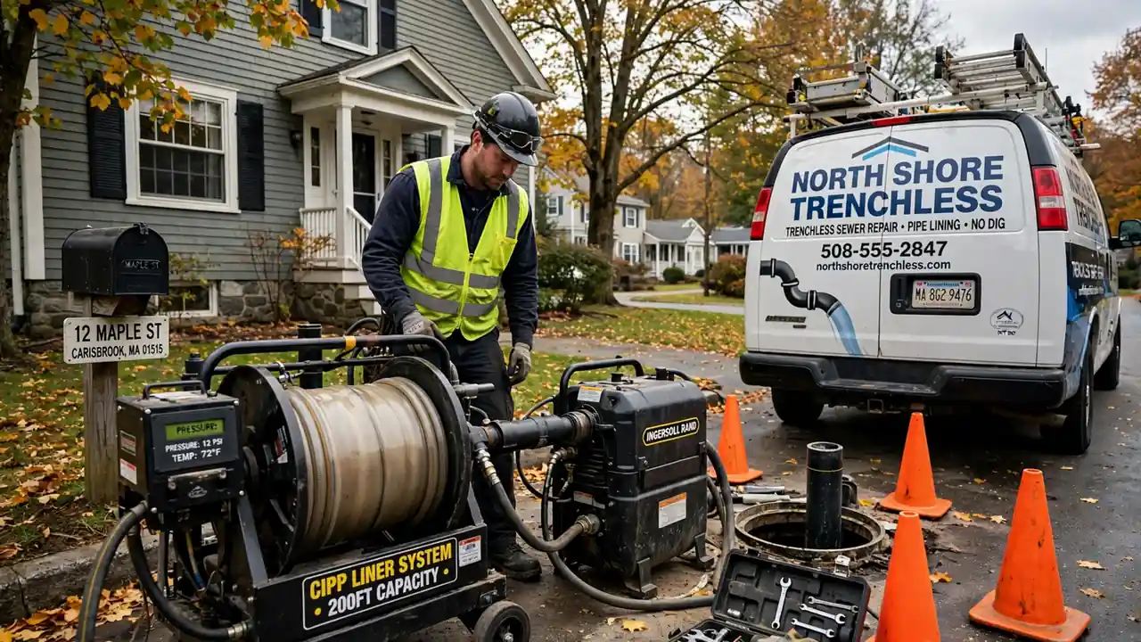 Trenchless Sewer Repair in Carisbrook, MA