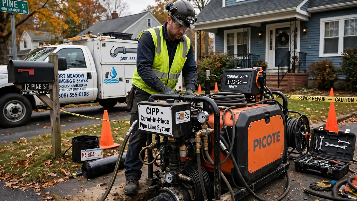 Trenchless Sewer Repair in Fort Meadow, MA