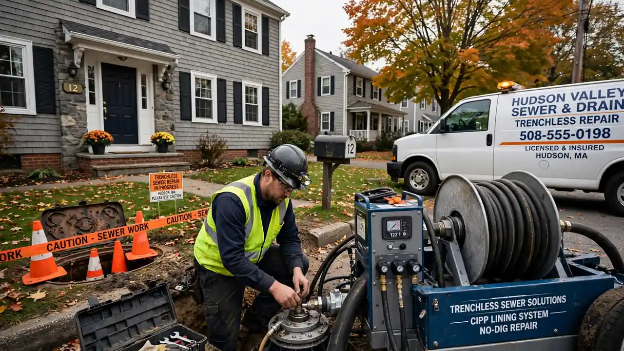 Trenchless Sewer Repair in Hudson, MA