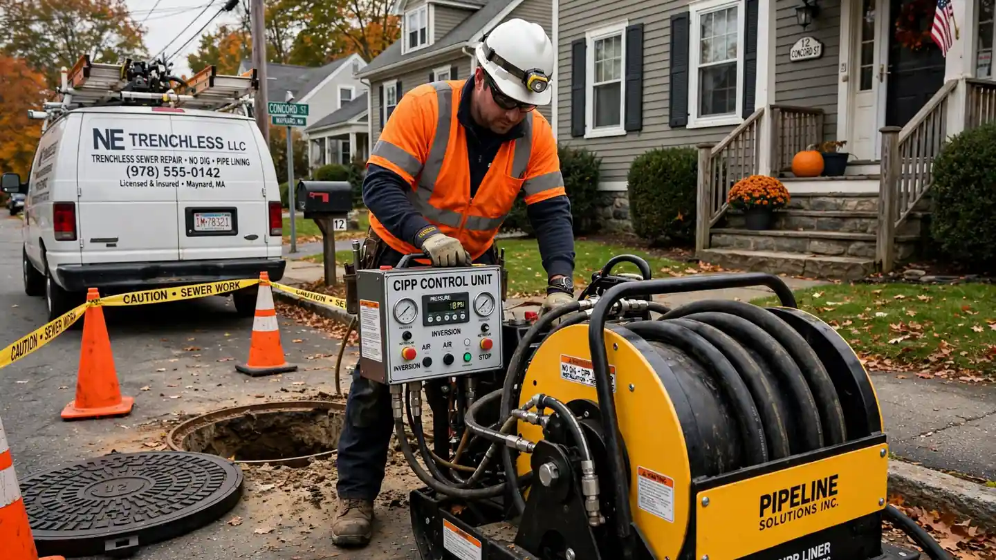 Trenchless Sewer Repair in Maynard, MA
