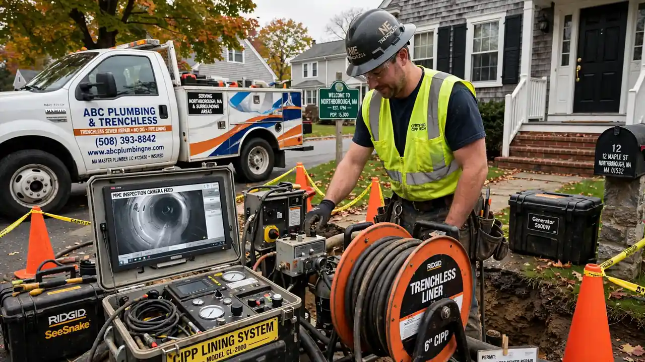 Trenchless Sewer Repair in Northborough, MA
