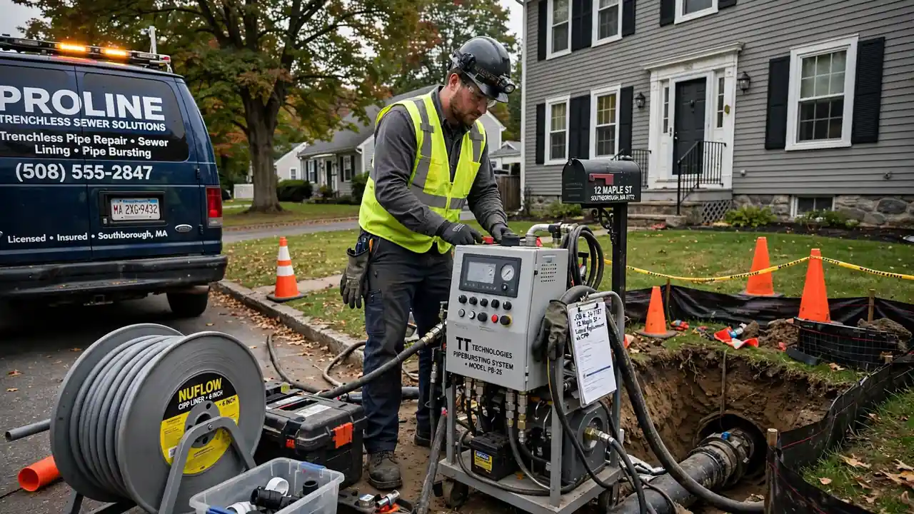 Trenchless Sewer Repair in Southborough, MA