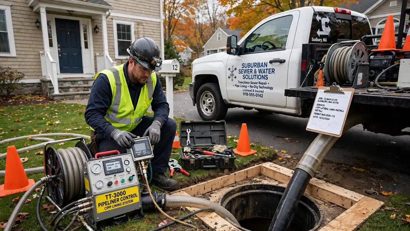 Trenchless Sewer Repair in Sudbury, MA